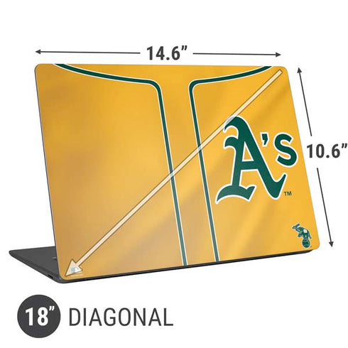 MLB Oakland Athletics Alternate Jersey Universal Laptop 18in (14.6 x 10.6in) Skin