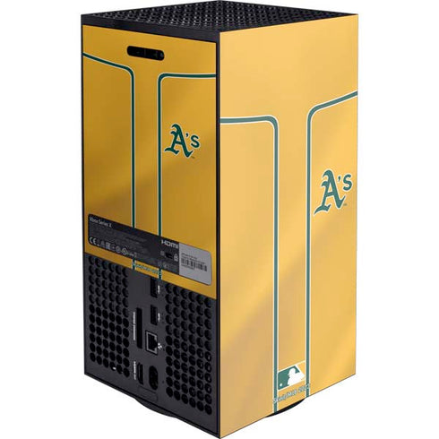 MLB Oakland Athletics Alternate Jersey Xbox Series X Console Skin