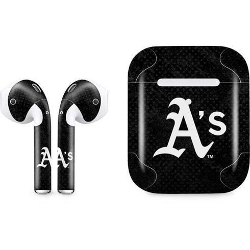 MLB Oakland Athletics Dark Wash Apple AirPods 2 Skin