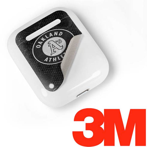 MLB Oakland Athletics Dark Wash Apple AirPods Skin