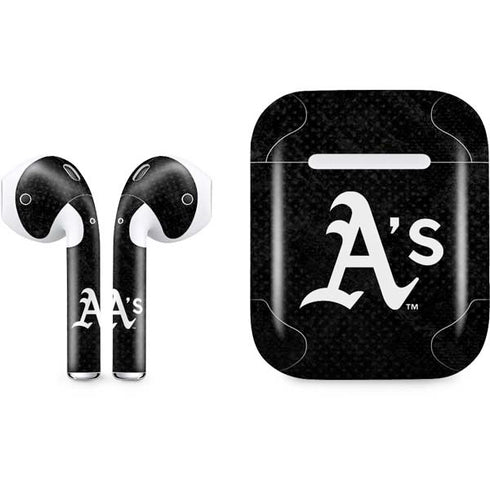 MLB Oakland Athletics Dark Wash Apple AirPods Skin