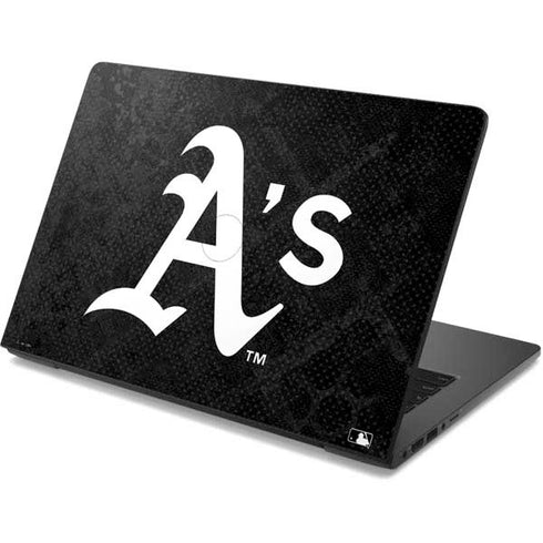 MLB Oakland Athletics Dark Wash Dell Chromebook Skin