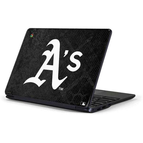 MLB Oakland Athletics Dark Wash Samsung Chromebook Skin