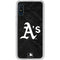 MLB Oakland Athletics Dark Wash Galaxy A10e Clear Case