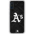 MLB Oakland Athletics Dark Wash Galaxy A10e Clear Case