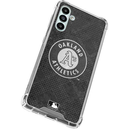 MLB Oakland Athletics Dark Wash Galaxy A13 5G Clear Case