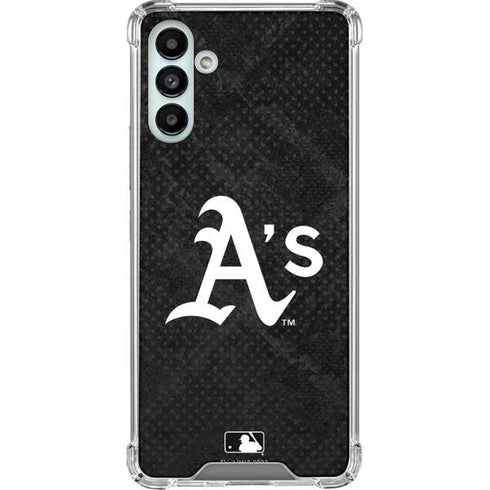 MLB Oakland Athletics Dark Wash Galaxy A13 5G Clear Case