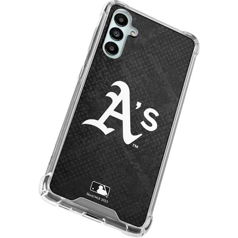 MLB Oakland Athletics Dark Wash Galaxy A14 5G Clear Case