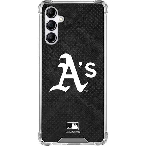 MLB Oakland Athletics Dark Wash Galaxy A15 5G Clear Case
