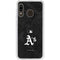 MLB Oakland Athletics Dark Wash Galaxy A20 Clear Case