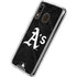 MLB Oakland Athletics Dark Wash Galaxy A30 Clear Case
