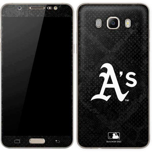 MLB Oakland Athletics Dark Wash Galaxy J7 Skin