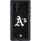 MLB Oakland Athletics Dark Wash Galaxy Note 10 Waterproof Case