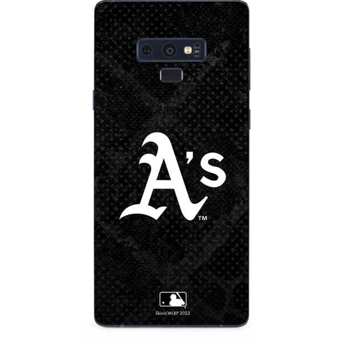 MLB Oakland Athletics Dark Wash Galaxy Note 9 Skin