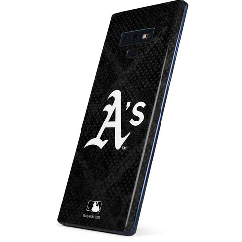 MLB Oakland Athletics Dark Wash Galaxy Note 9 Skin