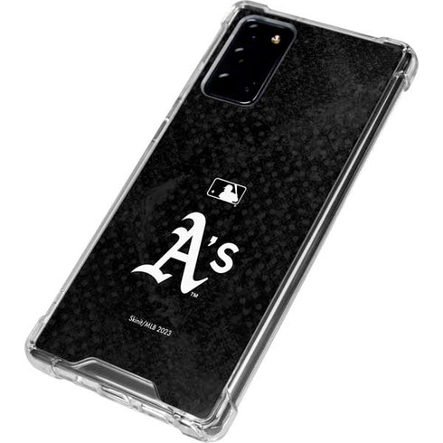 MLB Oakland Athletics Dark Wash Galaxy Note20 5G Clear Case