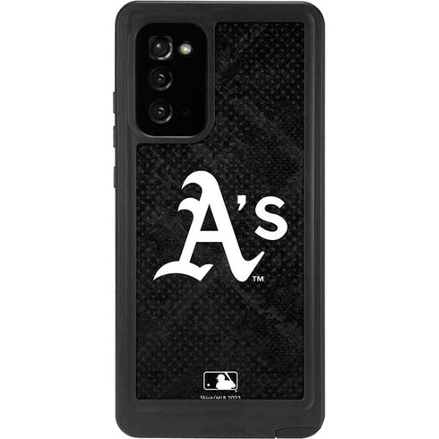 MLB Oakland Athletics Dark Wash Galaxy Note20 5G Waterproof Case