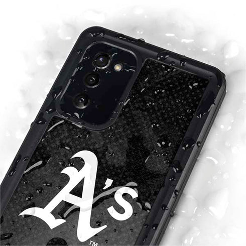 MLB Oakland Athletics Dark Wash Galaxy Note20 5G Waterproof Case
