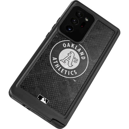 MLB Oakland Athletics Dark Wash Galaxy Note20 Ultra 5G Waterproof Case