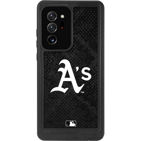 MLB Oakland Athletics Dark Wash Galaxy Note20 Ultra 5G Waterproof Case