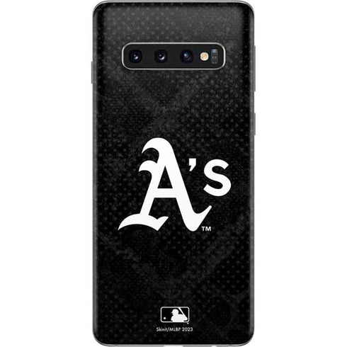 MLB Oakland Athletics Dark Wash Galaxy S10 Skin