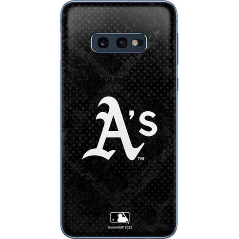 MLB Oakland Athletics Dark Wash Galaxy S10e Skin