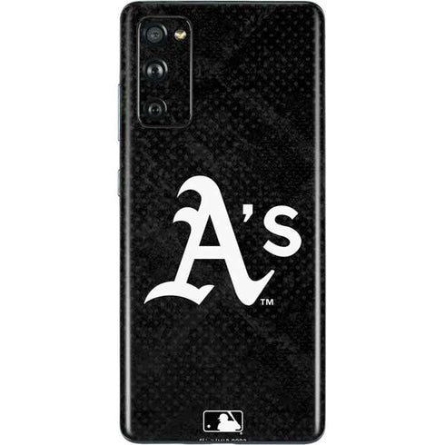 MLB Oakland Athletics Dark Wash Galaxy S20 Fan Edition Skin