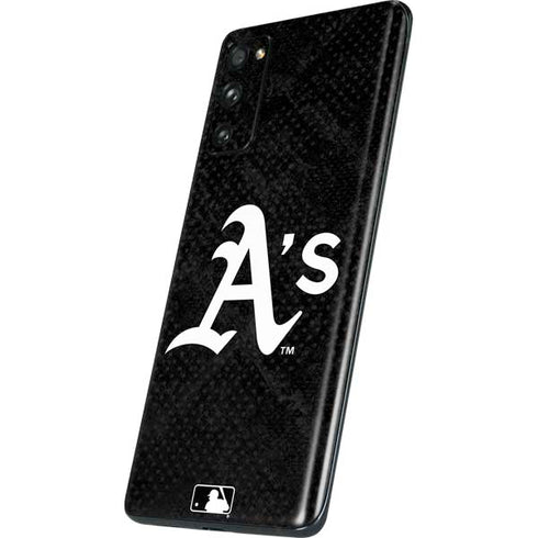 MLB Oakland Athletics Dark Wash Galaxy S20 Fan Edition Skin