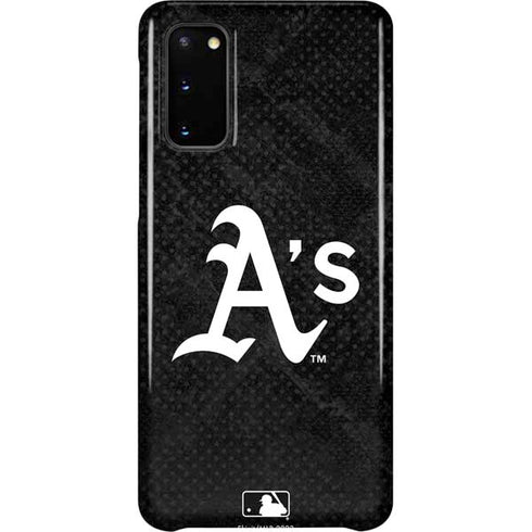 MLB Oakland Athletics Dark Wash Galaxy S20 Lite Case