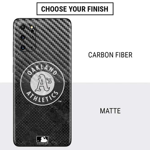 MLB Oakland Athletics Dark Wash Galaxy S20 Plus Skin