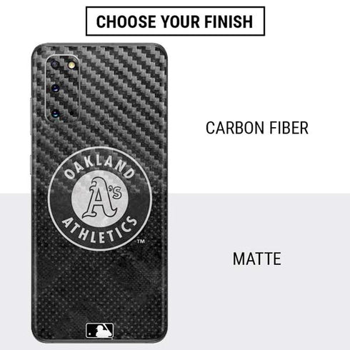 MLB Oakland Athletics Dark Wash Galaxy S20 Skin