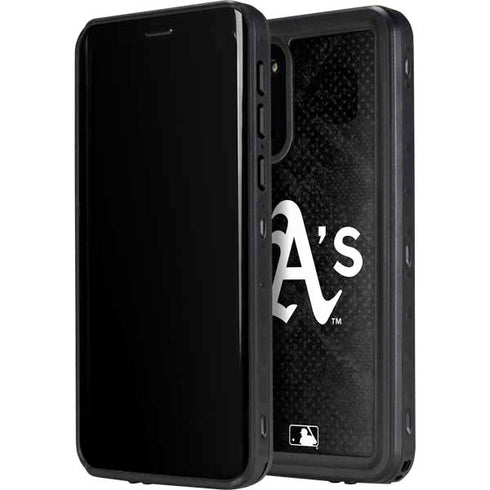 MLB Oakland Athletics Dark Wash Galaxy S20 Waterproof Case