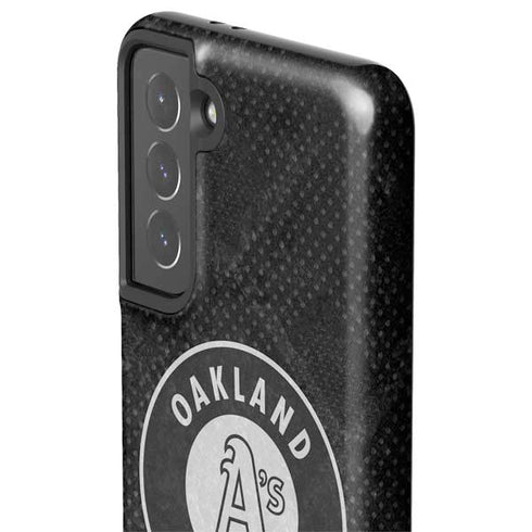 MLB Oakland Athletics Dark Wash Galaxy S21 5G Pro Case