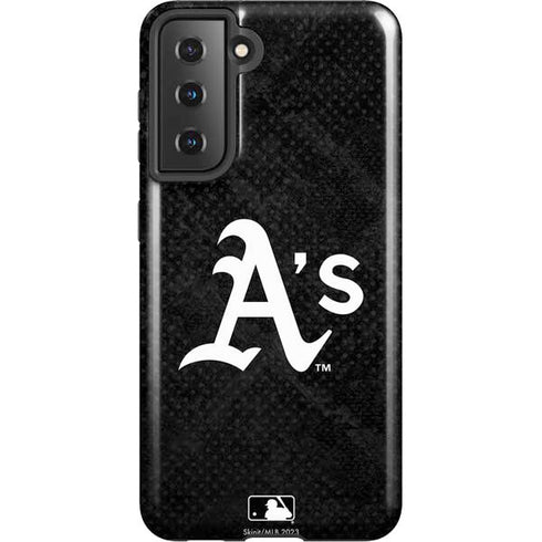 MLB Oakland Athletics Dark Wash Galaxy S21 5G Pro Case
