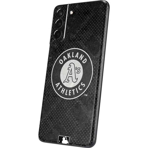 MLB Oakland Athletics Dark Wash Galaxy S21 5G Skin