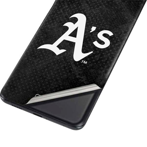 MLB Oakland Athletics Dark Wash Galaxy S21 5G Skin