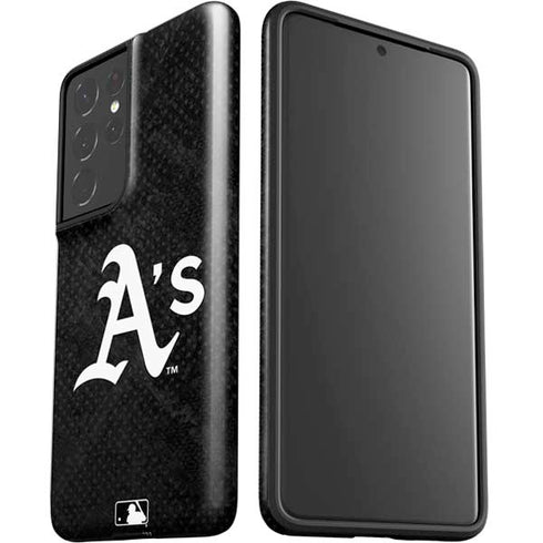 MLB Oakland Athletics Dark Wash Galaxy S21 Ultra 5G Pro Case