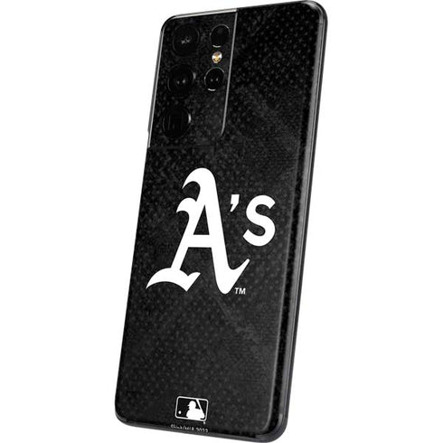 MLB Oakland Athletics Dark Wash Galaxy S21 Ultra 5G Skin