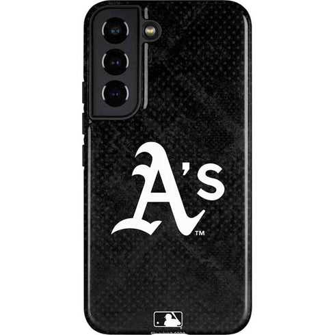 MLB Oakland Athletics Dark Wash Galaxy S22 Pro Case
