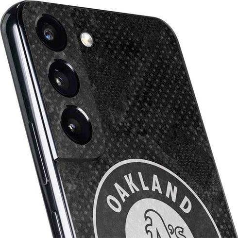 MLB Oakland Athletics Dark Wash Galaxy S22 Skin