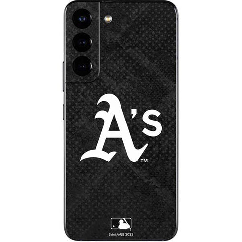 MLB Oakland Athletics Dark Wash Galaxy S22 Skin