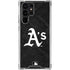MLB Oakland Athletics Dark Wash Galaxy S22 Ultra Clear Case