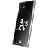 MLB Oakland Athletics Dark Wash Galaxy S22 Ultra Clear Case