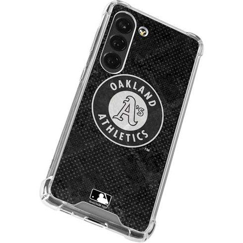 MLB Oakland Athletics Dark Wash Galaxy S23 Clear Case