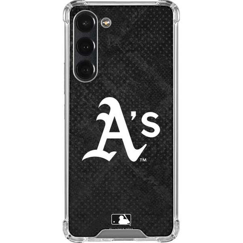 MLB Oakland Athletics Dark Wash Galaxy S23 Plus Clear Case
