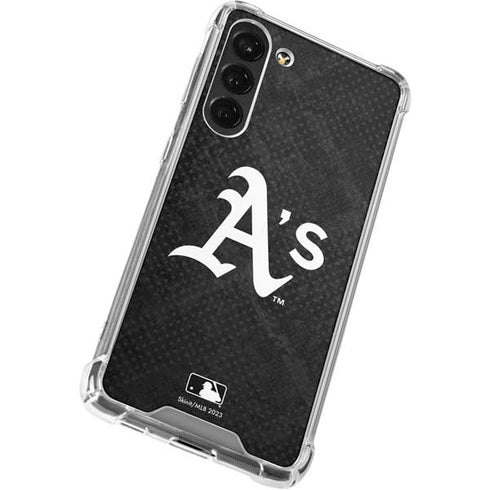 MLB Oakland Athletics Dark Wash Galaxy S23 Plus Clear Case