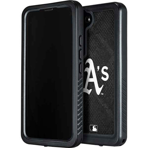 MLB Oakland Athletics Dark Wash Galaxy S23 Plus Waterproof Case