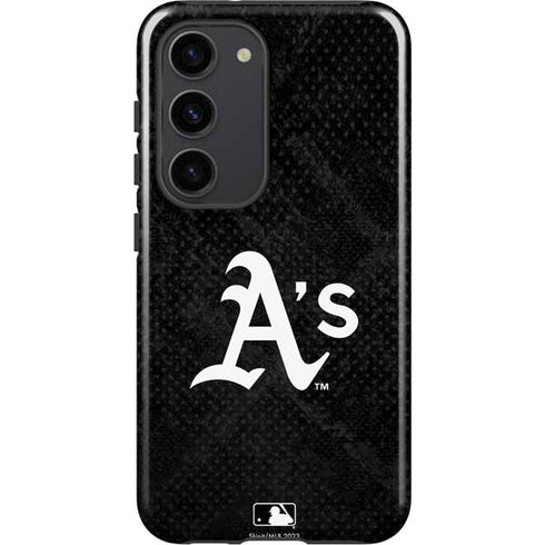 MLB Oakland Athletics Dark Wash Galaxy S23 Pro Case