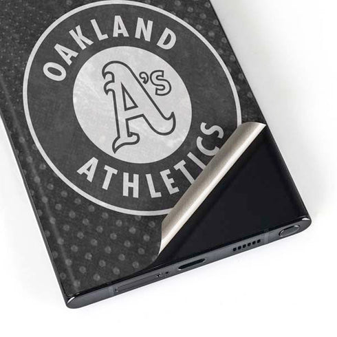 MLB Oakland Athletics Dark Wash Galaxy S23 Ultra Skin