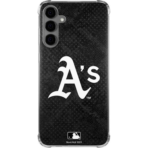 MLB Oakland Athletics Dark Wash Galaxy S24 Plus Clear Case